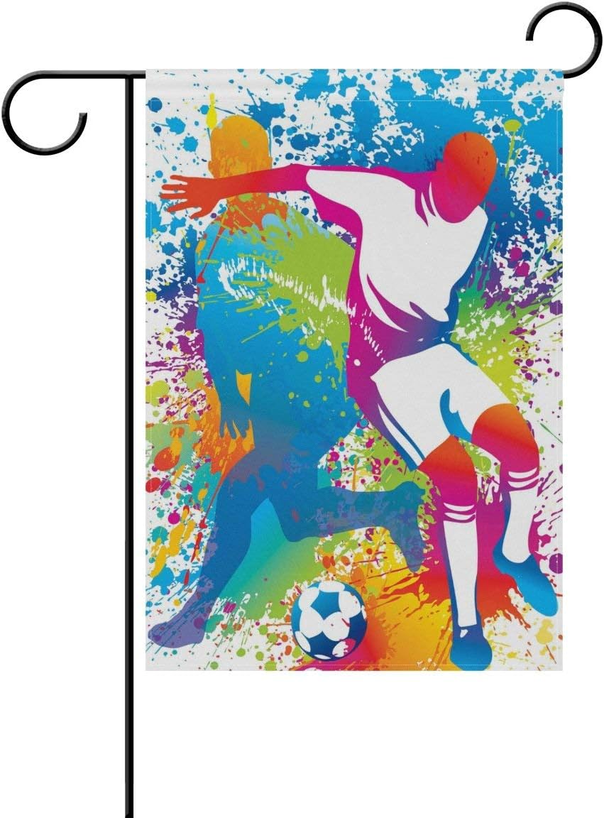 set di calcio a bandiera per 12 giocatori