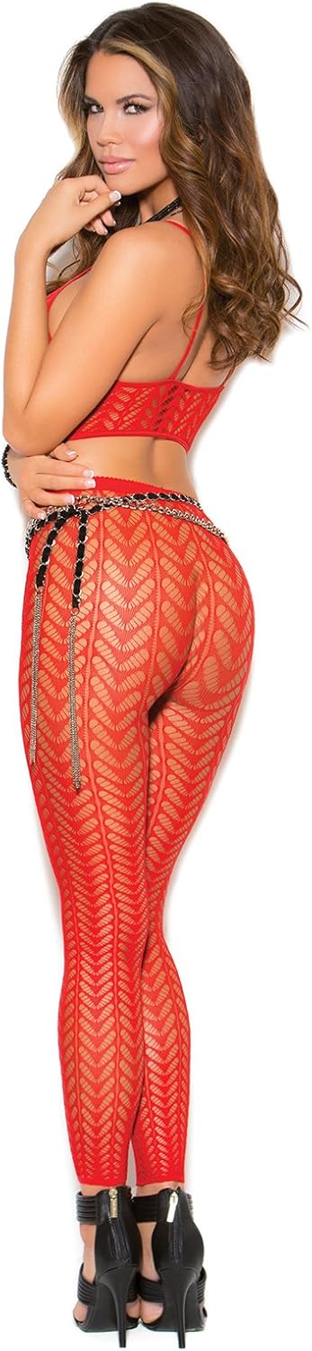 Cami Top And Matching Legging With Feather Deign: Clothing
