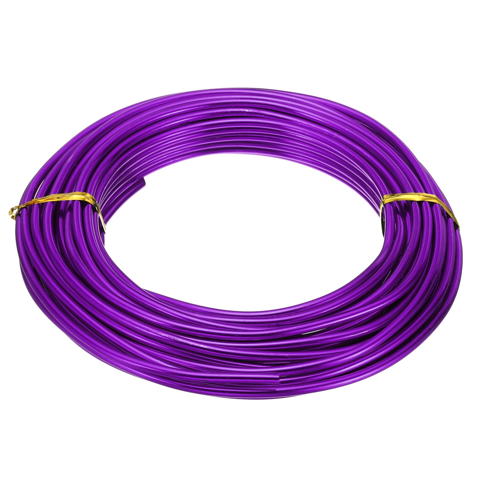 PATIKIL 10m Aluminum Wire, 1pcs Jewelry Wire Aluminum Craft Wire 3mm 9 Gauge Wire Metal for Jewelry Making Beading Crafting Pendants Art, Purple