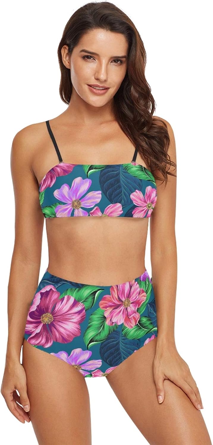 yellow flower bathing suit