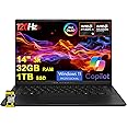 ASUS Vivobook S 14 AI-Powered Laptop 14" 3K OLED 120Hz Ultra-Thin & Light AMD 10-core Ryzen AI 9 365 Wi-Fi 6E 32GB RAM 1TB SSD For Creator Designer Business Professional Win11Pro Copilot+ PC w/ICP Hub