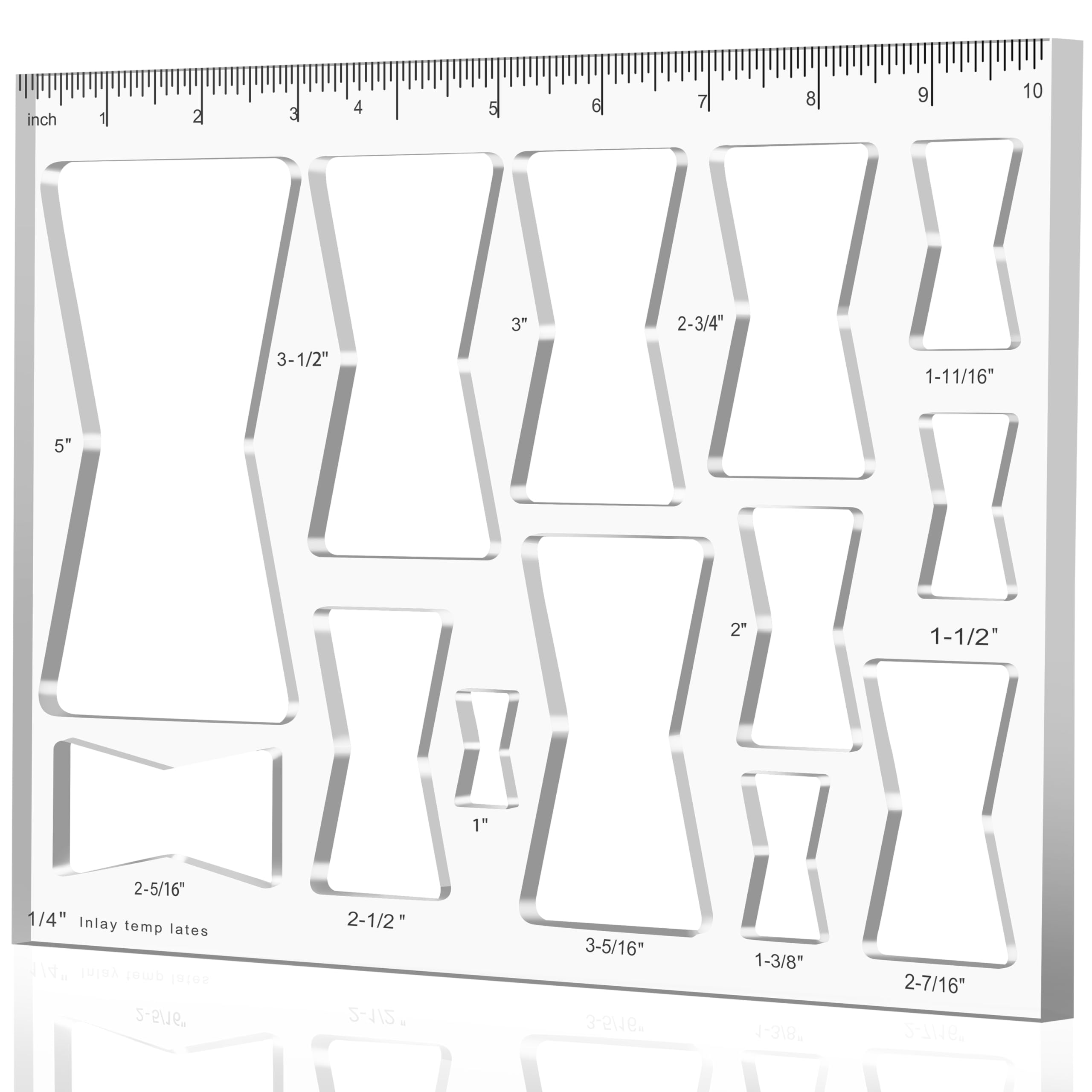 Monliful 13 in 1 Router Template for Woodworking,Router Jig 1 Pack Butterfly