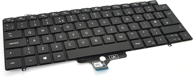 Dell Latitude 7410 UK English QWERTY Backlit Keyboard JWN6W