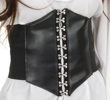 black waist cincher belt