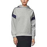 ABOCIW Womens Fleece Oversized Hoodie Sweatshirt Colour Block Panelling Long Sleeve Sweaters Pullover Tops