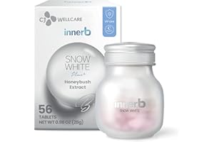 CJWELLCARE Innerb Snow White (28 Servings, 4 Weeks) - UV Protection and Antioxidant Boost, Premium Korean Skincare Supplement by CJ Wellcare. Honeybush Extract, Vitamin C.
