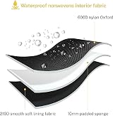 Donner 39 Inch Electric Guitar Gig Bag 12 mm Padding Water-Resistant Oxford view 5