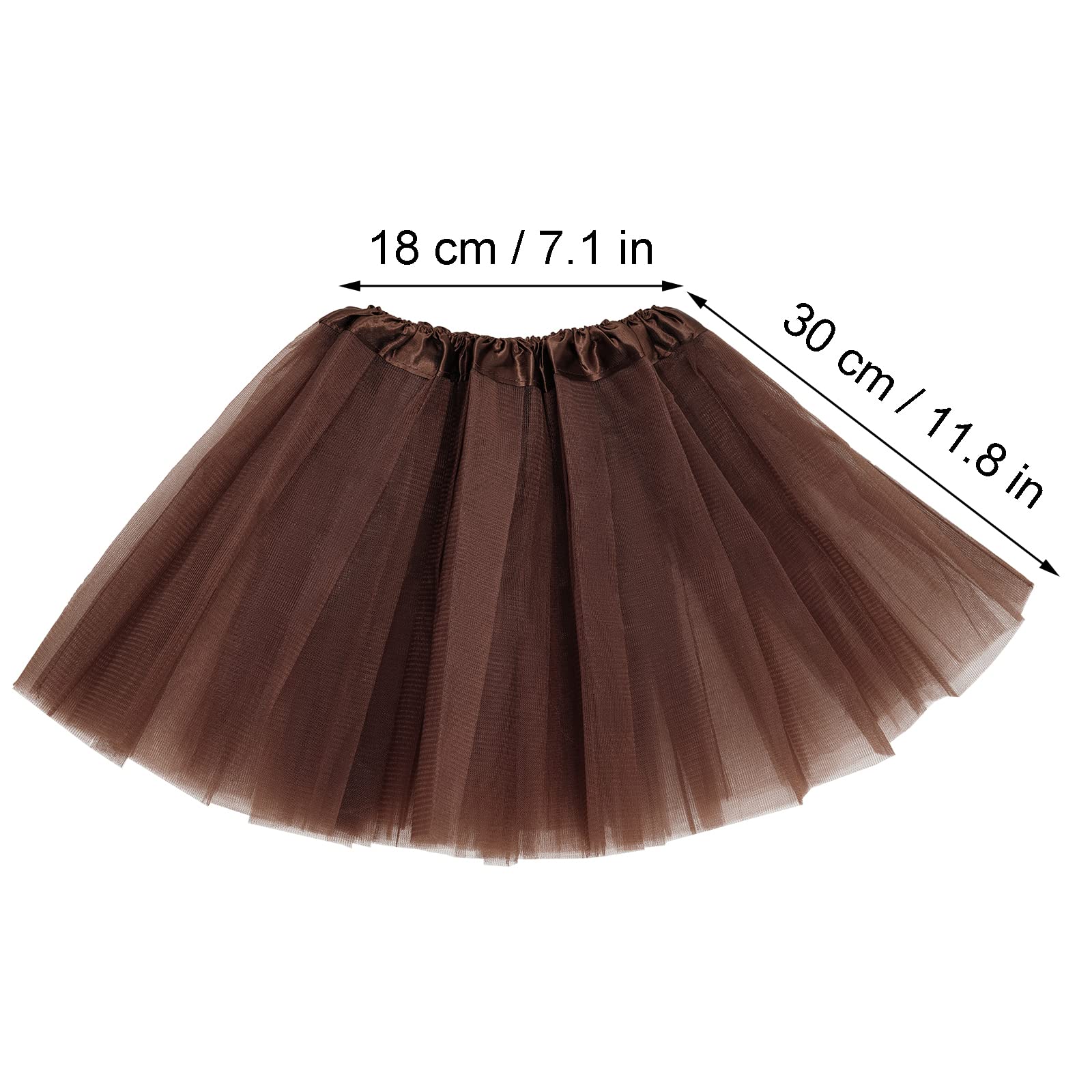 Marrywindix Khaki Giraffe Costume Tutu Set Animal Fancy Dress Costume Kit Halloween Party Dress Up Accessories