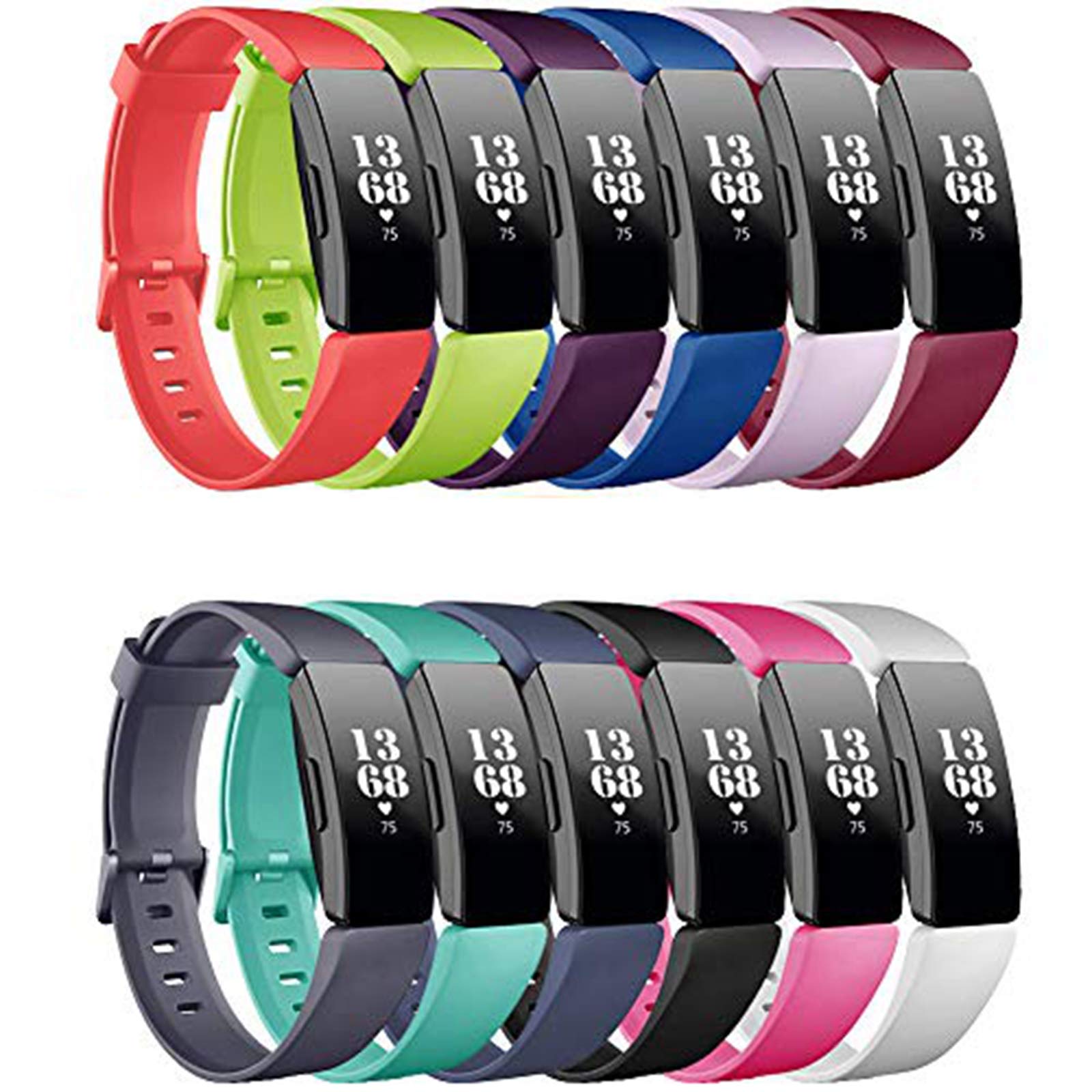 FatcatBand Compatible with Fitbit Inspire & Fitbit Inspire HR Wristband, Breathable Adjustable Replacement Soft Silicone Sporty Wrist Strap Band Wristband Wristband Wristbands for Inspire/Inspire HR