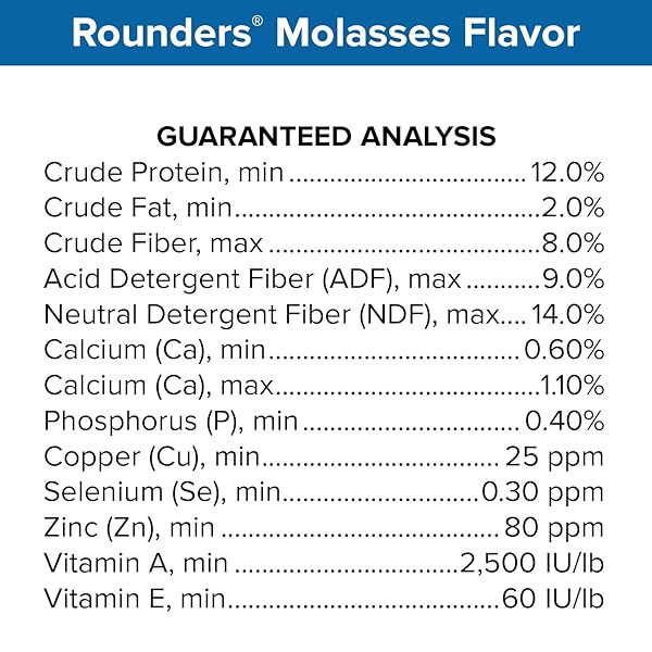 KENT NUTRITION GROUP-BSF 1240 MOLASSES ROUNDER’S HORSE TREAT, 30 OZ