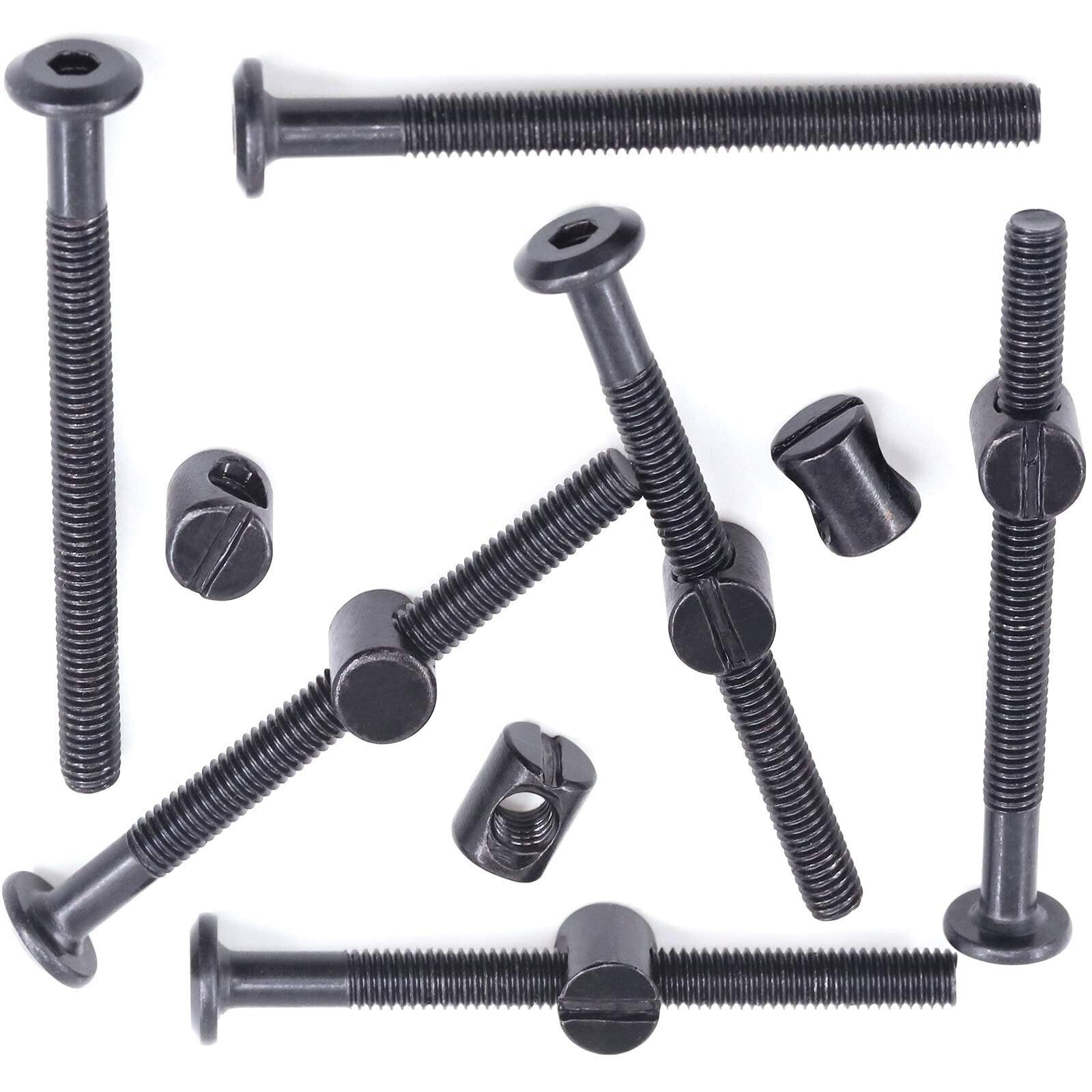 TA-VIGOR 10Pcs M6 x 40mm Hex Head Screws Bolts, Nuts, Flat & Lock Washers Kits, Fully Thread Hexagon Bolts, High Tensile Cap Screws for Metal Work, Automotive Machinery, Bike Motorcycles Repair