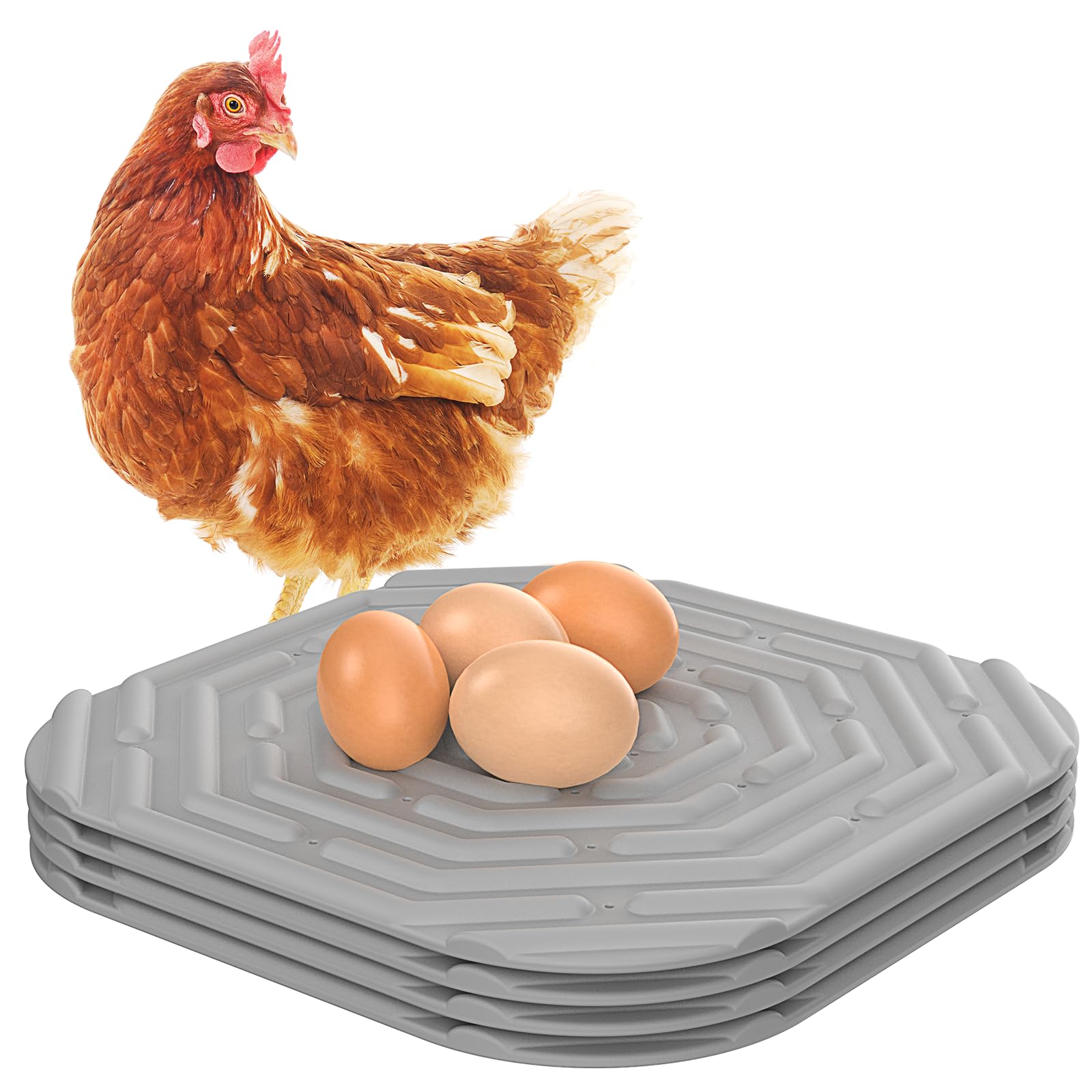 Photo 1 of TonTool Washable Chicken Nesting Pads for Laying Eggs Nesting Pads for Chicken Coop Nesting Chickens Durable Chicken Bedding for Coop,4 Pcs