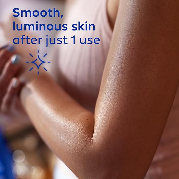 NIVEA ESSENTIALLY ENRICHED BODY LOTION FOR VERY DRY SKIN WITH HYALURONIC ACID, ALMOND OIL AND DEEP NOURISHING SERUM, 72-HOUR BODY MOISTURIZER, 16.9 FL OZ PUMP BOTTLE, PACK OF 2