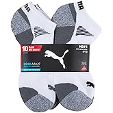 Puma Men's No Show Socks - 10 Pairs