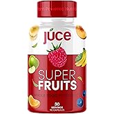 Terra Kai Organics Juce Formula, Organic Super Fruit - Gluten/Gelatin Free, Soy Free & Vegan- Reds Superfood Capsules- 23 Fruits (90 Count)