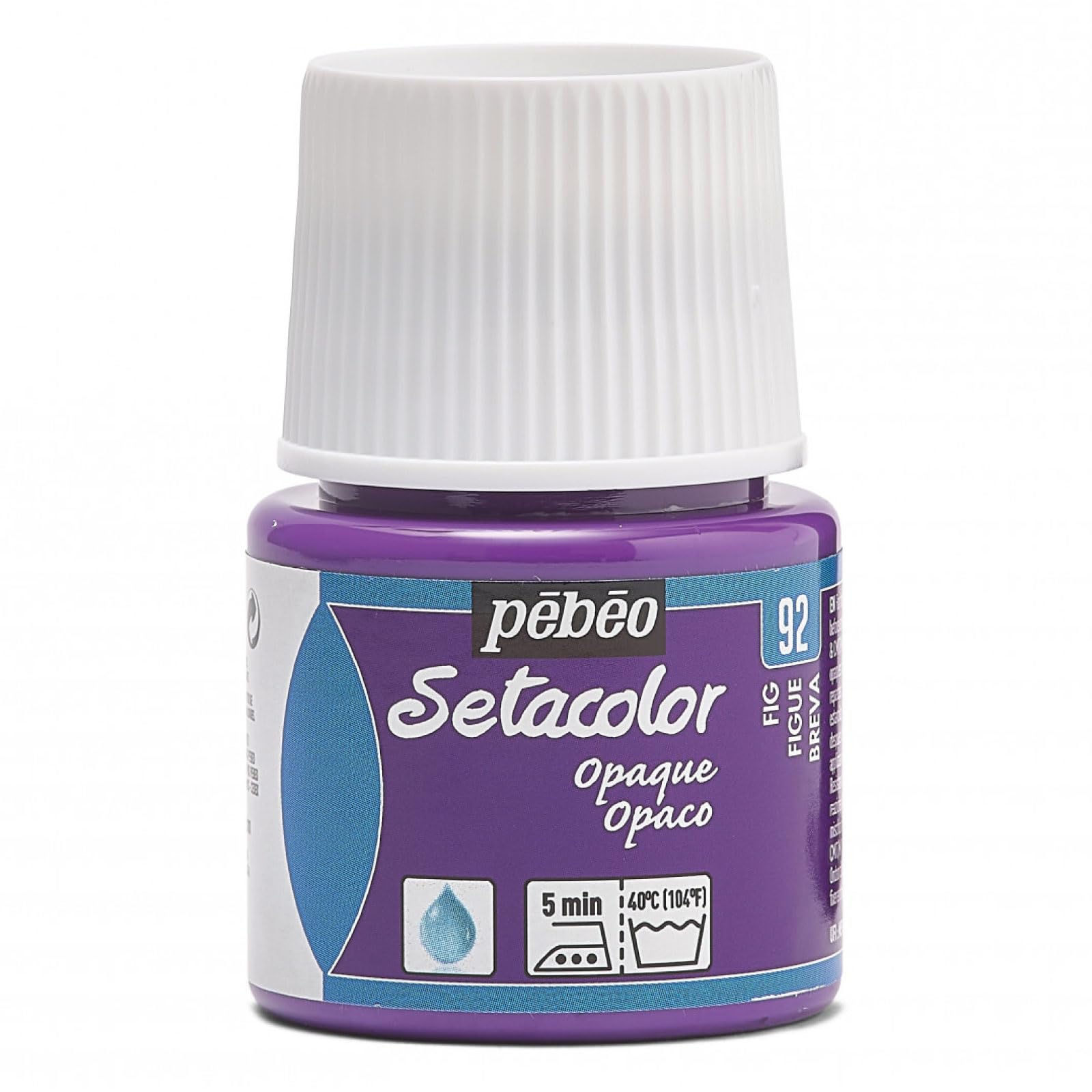 Pebeo Setacolor Opaque Fabric Paint, 45ml, Fig