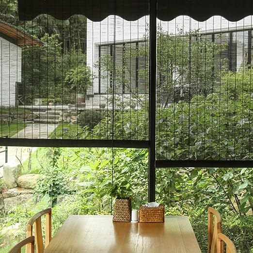 Exterior Bamboo Roller Blinds for Outdoor Patio Gazebo