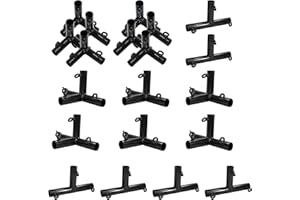 Aoneky 1 3/8 Inch Baseball Batting Cage Frame Corner Kit for 55ft Cage - Batting Cage Connector Kit - Fit 1 inch EMTs