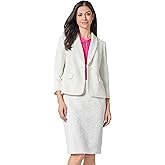 Kasper Womens Women's Shawl Collar Lace 3/4 Sleeve Blazer