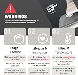KEPLIN Rechargeable Electric Hot Water Bottle Grey view 7