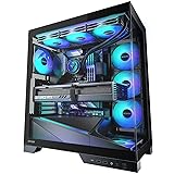 Okinos Aqua 9, ATX PC Case, 5 × 120mm ARGB PWM Fan