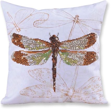 Diamond Dotz Dragonfly Earth Pillow 5D 