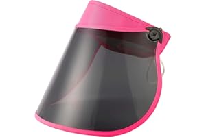 BEEVARN Sun Visors Hats Women Roll up Adjustable Outdoors Wide Brim Clear Visor Cap