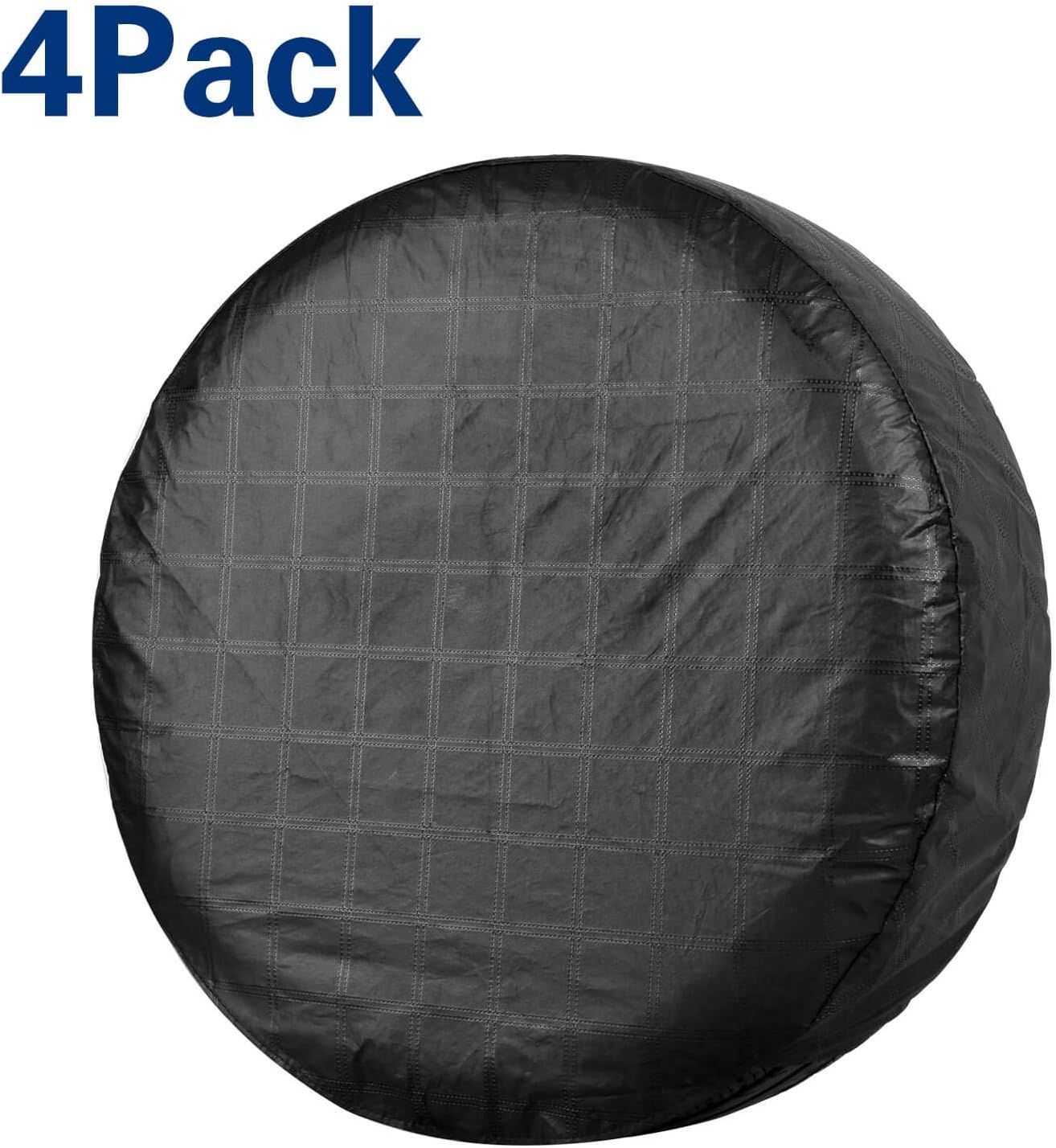 VIEFIN Set of 4 Wheel Tire Covers for RV,Trailer,Truck,Camper,Van,Auto Car,Waterproof Sun Rain Snow Protectors, Fit 24" to 41" tire Diameter