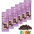 Koppers Dark Chocolate Gummy Bears 6 individual Packs Snack Size Bags 2oz each