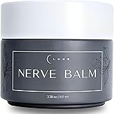 Lune Nerve Balm – Neuropathy Cream for Burning, Tingling & Numbness in Feet & Hands | Natural Nerve Pain Relief Cream with Arnica, Vitamin B6 & Magnesium | 3.4 oz