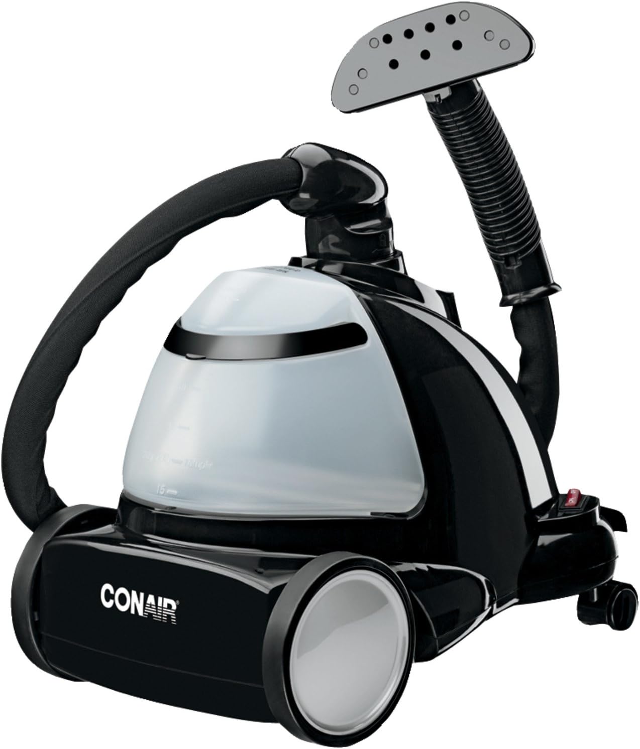 Conair Compact Upright Fabric Steamer, Black, 18.2in. x 12.5in. x 12in