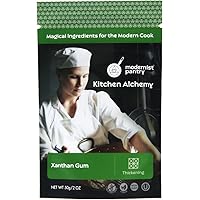 Pure Xanthan Gum ❤ Gluten-Free ☮ Vegan ✡ OU Kosher Certified - 50g/2oz
