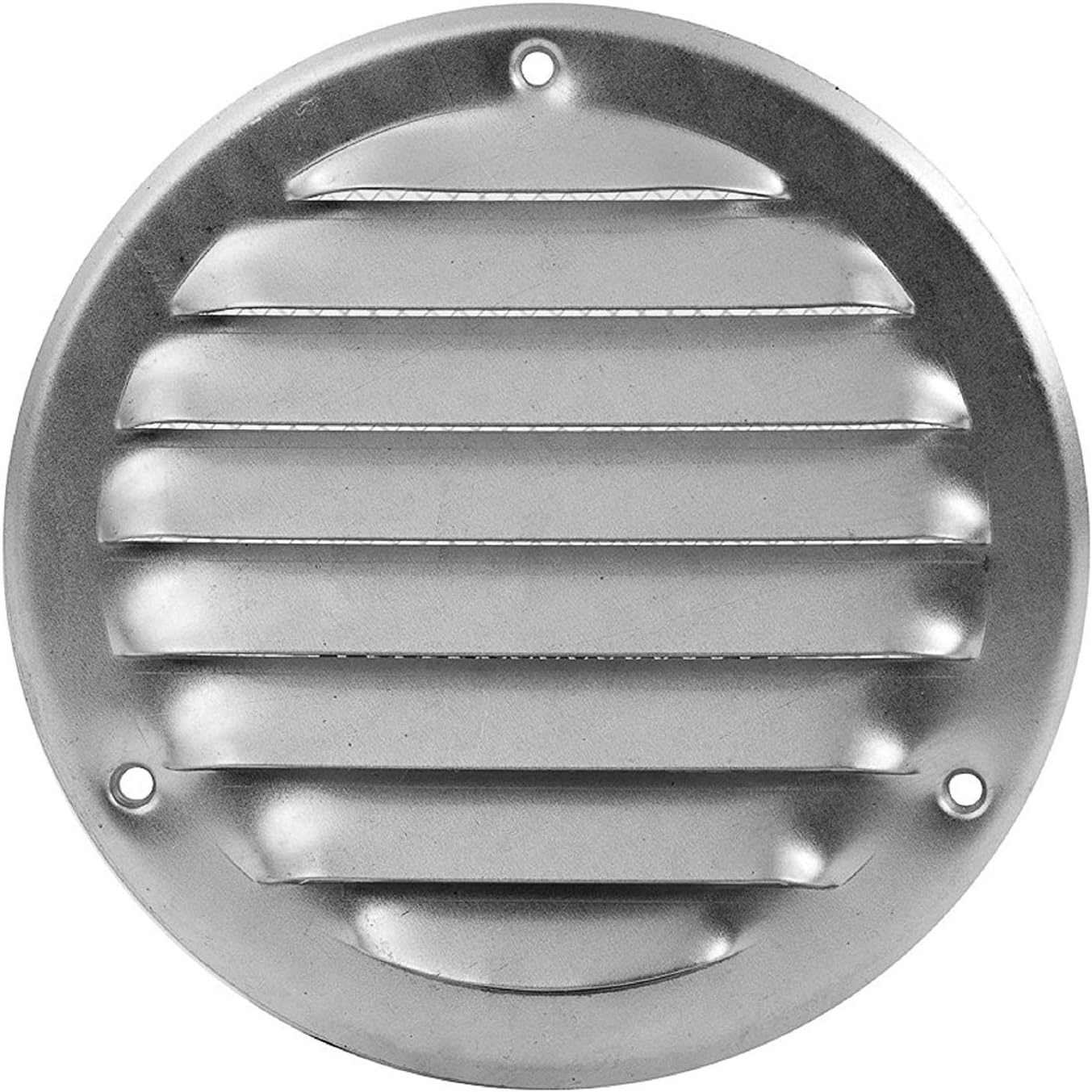 Round Soffit Vent Air Vent Louver Grille Cover Builtin Fly Screen Mesh HVAC Ventilation