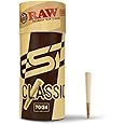 RAW Cones Classic Single Size 70/24 | 100 Cone Pack | Shorter than 1 1/4 | Mini Preroll to Enjoy a Quick Sesh