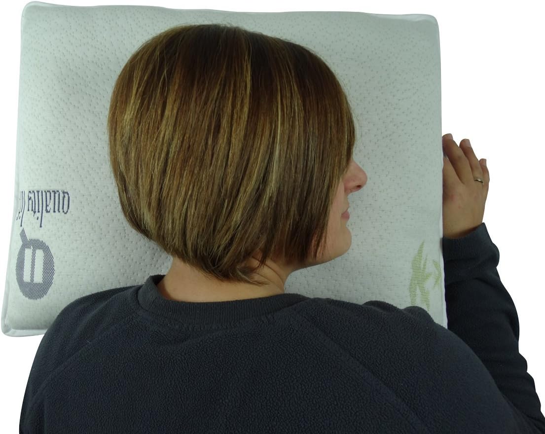 Queraltó Bamboo Chondroderma Pillow, with Central Hole to Reduce Pressure in The Ear, Soft, Anti-Allergy - Image 4