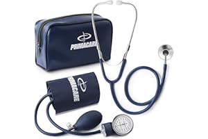 Primacare DS-9194 Classic Series Pediatric Blood Pressure Kit, Long Lasting Latex Inflation System with Stethoscope and Leath