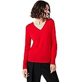 Style Republic 100% Pure Cashmere V-Neck Women's Sweater