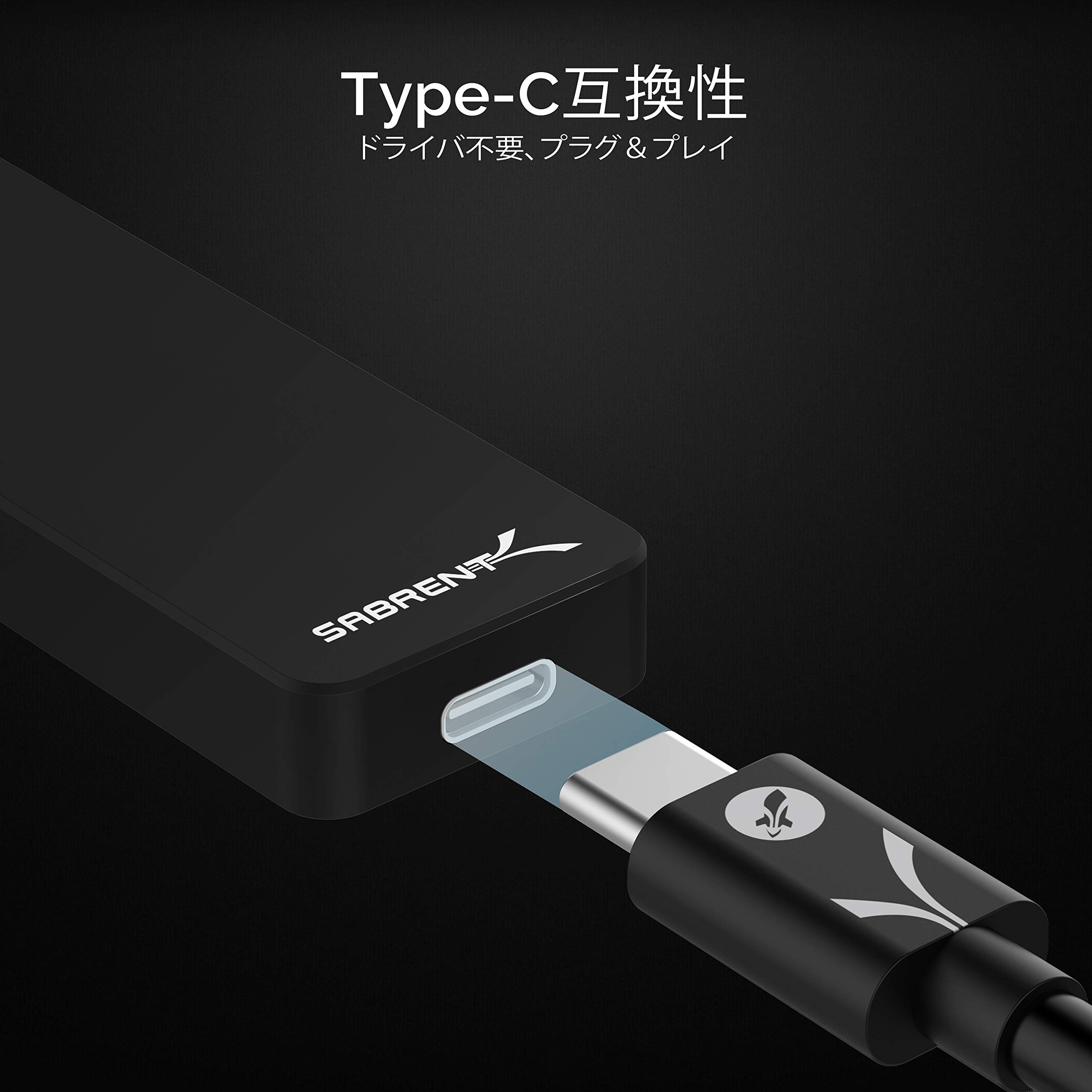SABRENT Rocket Nano 512GB USB 3.2 10Gb/s External Aluminum SSD (Black) (SB-512-NANO-BLK)