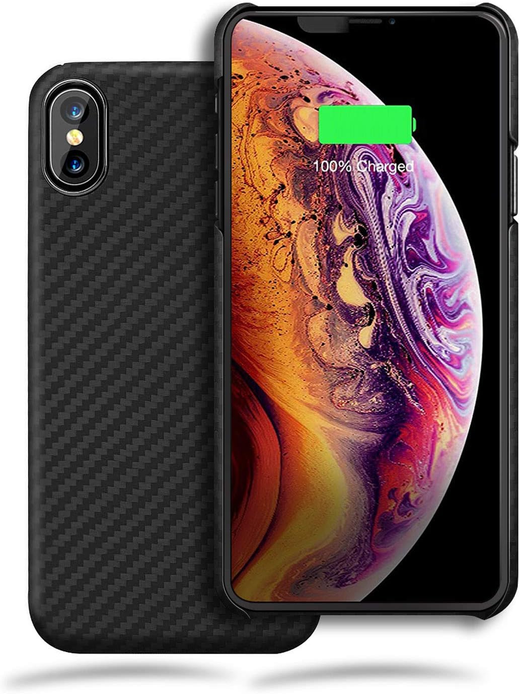 TAYAXO Aramid iPhone Xs Max 6.5" Case,Aramid Fiber 100% Minimalist,Bulletproof iPhone Case Made of Kelvar 100% Aramid Fiber Minimalist Armor Material,Ultra Slim Case