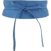 FASHIONGEN - Woman leatherette waisband Obi Belt, MICA