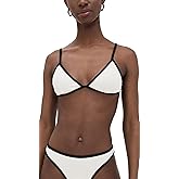 Perfect Fit Compression Bikini Top in Black by good american