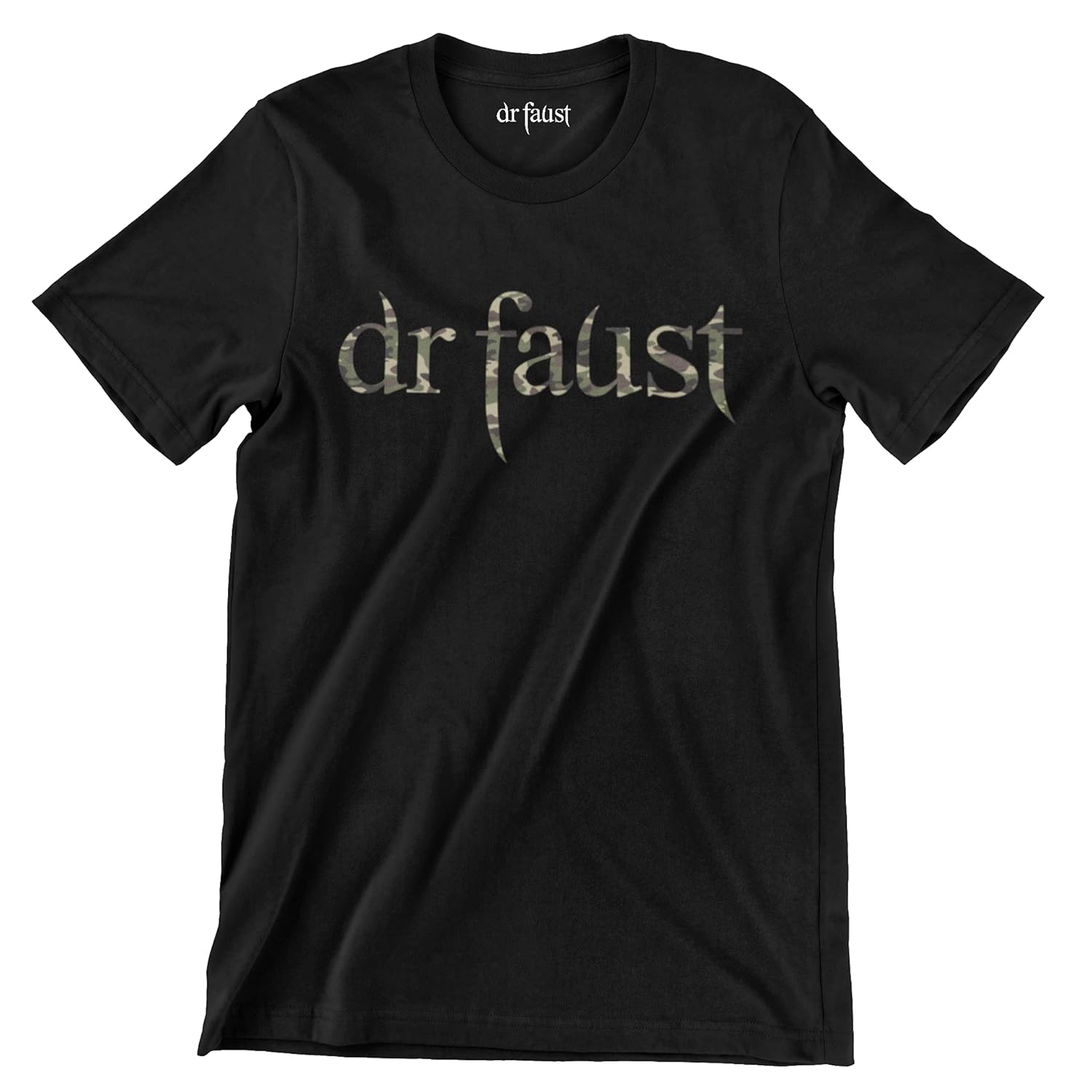Buy Dr Faust Camouflage camo Logo Printed Unisex tShirt for Men