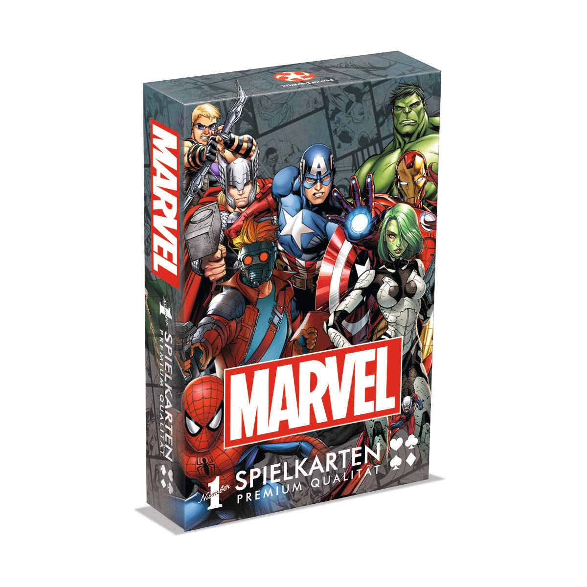 Winning Moves Number 1 Spielkarten - Marvel Universe - Marvel Fanartikel - Age 8+