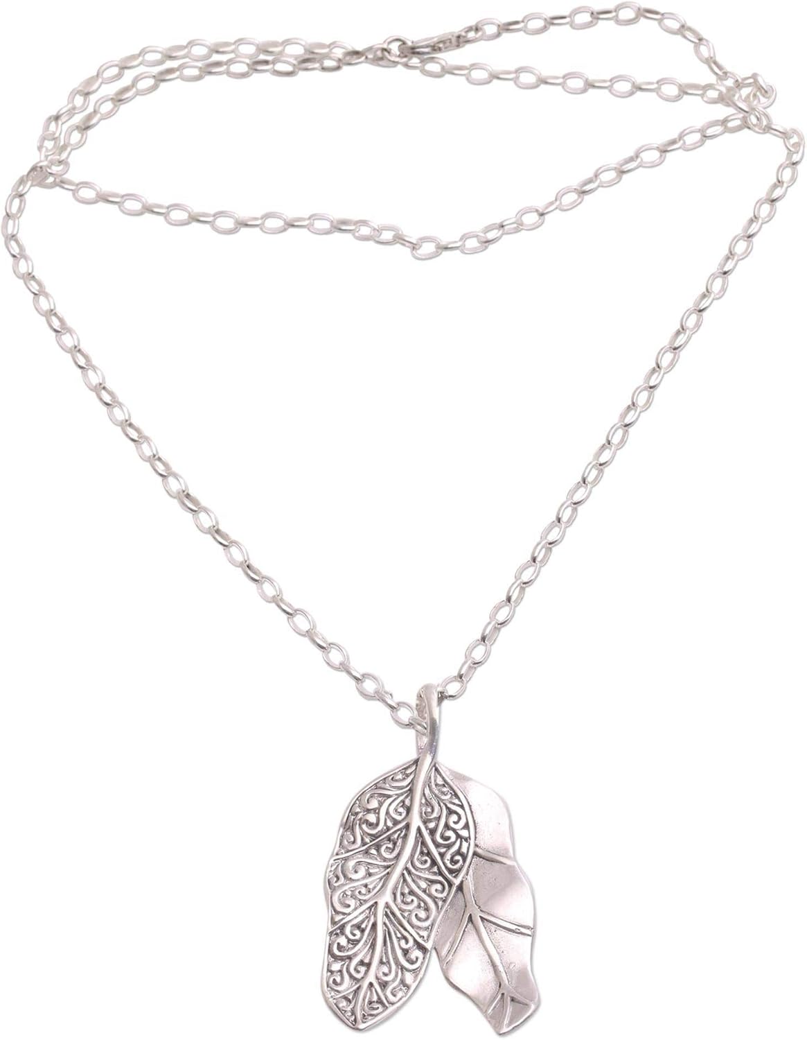 Banana Canopy 20 NOVICA .925 Sterling Silver Pendant Necklace