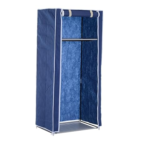 Homcom Portable Non Woven Fabric Canvas Wardrobe Bedroom Storage
