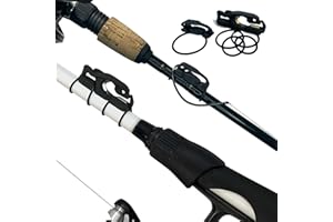 FinMan Multitool & Stow | Rod Mounted Line Cutter & Hook Keeper for Tackle Changes | Prevent Tangles, Keep Hooks Safe and Sharp, and Secure Weights | Easy to Install & Made in The USA