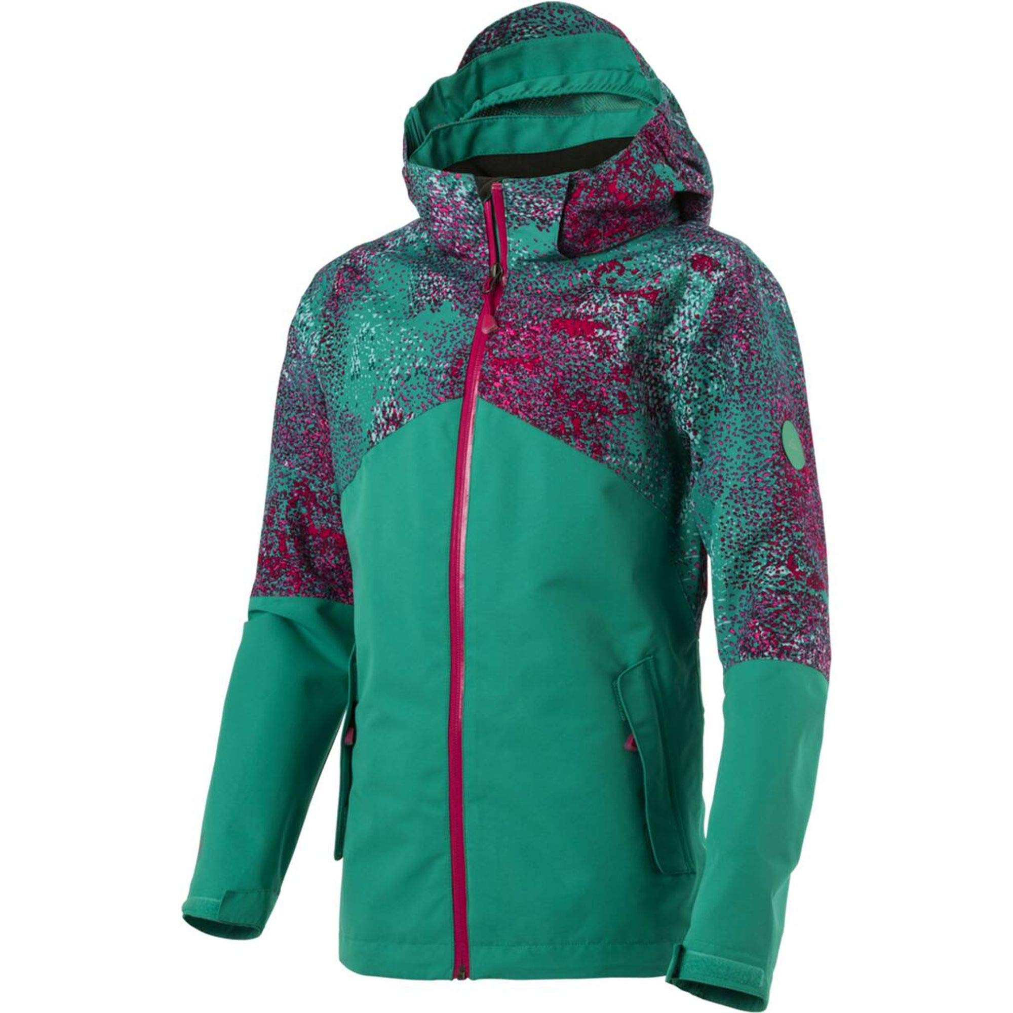 Mckinley Kids Charvin jacket Girl Jacket - Aop/Green Aqua/Green, 164