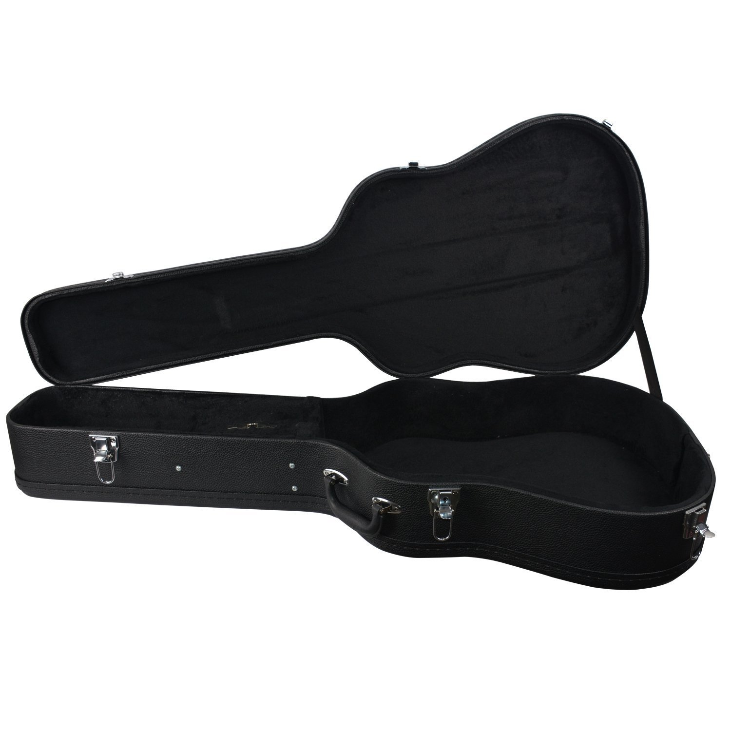 DoubleBlack Hard Shell Guitar Case For Acoustic Guitar 41 Inches