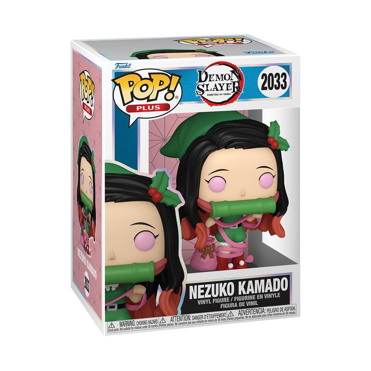Funko Pop! Plus: Demon Slayer - Nezuko Kamado - (Holidays) - Collectable Vinyl Figure - Gift Idea - Toys for Kids & Adults - Anime Fans - Model Figure for Collectors and Display