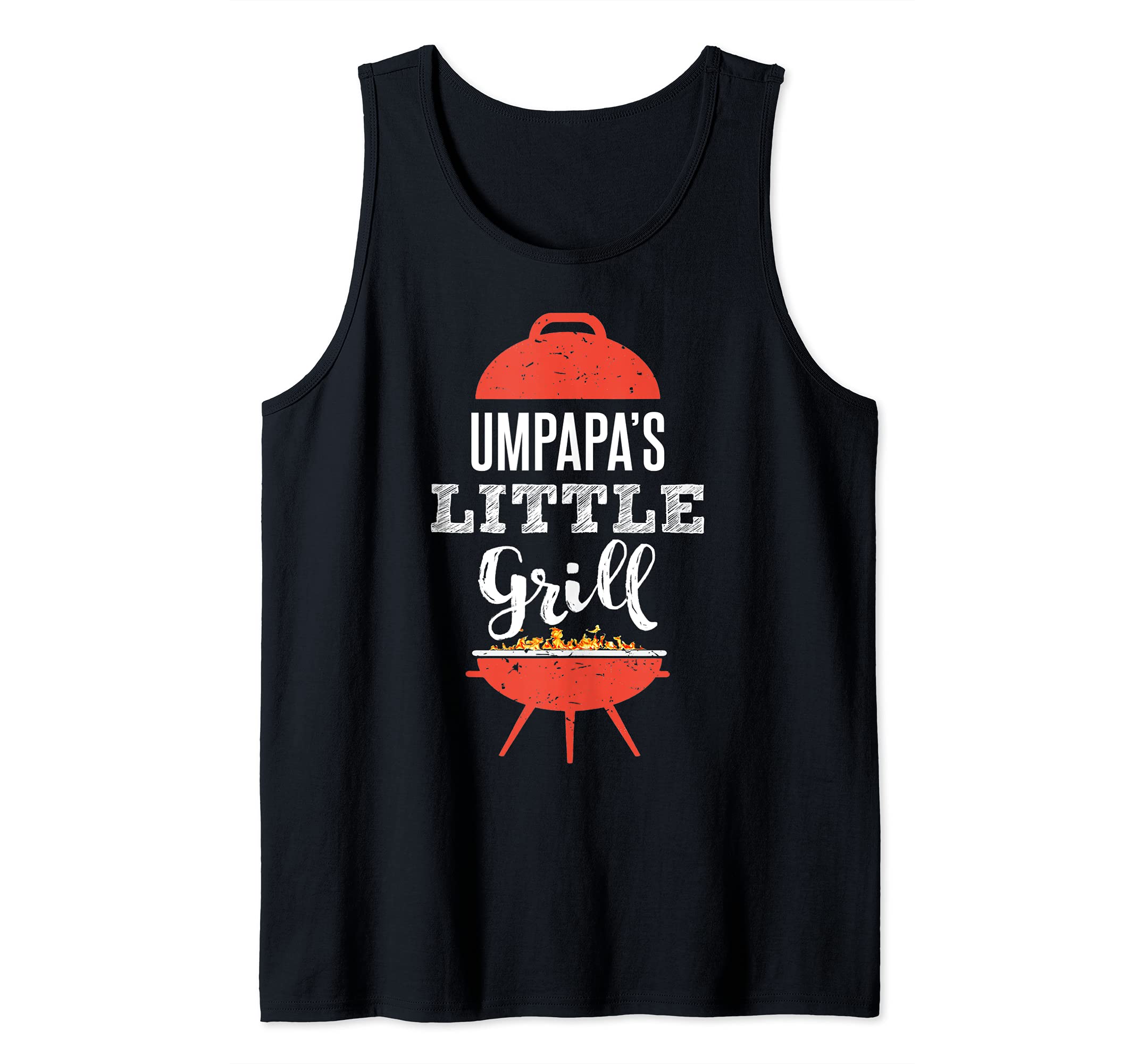 Funny BBQ Grilling Gift Design for Umpapa's Little Grill Tank Top